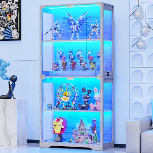 Glass Cabinet Display - Vitrine avec portes en verre, vitrine