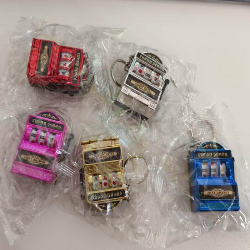 Arcade Game Jackpot - 10 Pièces Mini Porte-clés Machine à