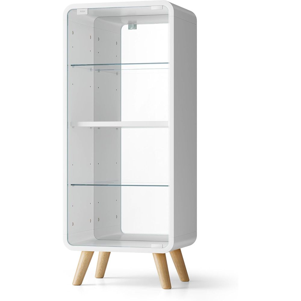 Glass Cabinet Display - Vitrine en verre réglable à 4