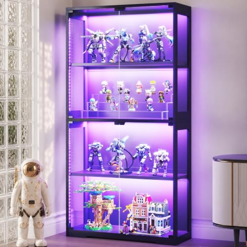 Glass Cabinet Display - Vitrine avec portes en verre et