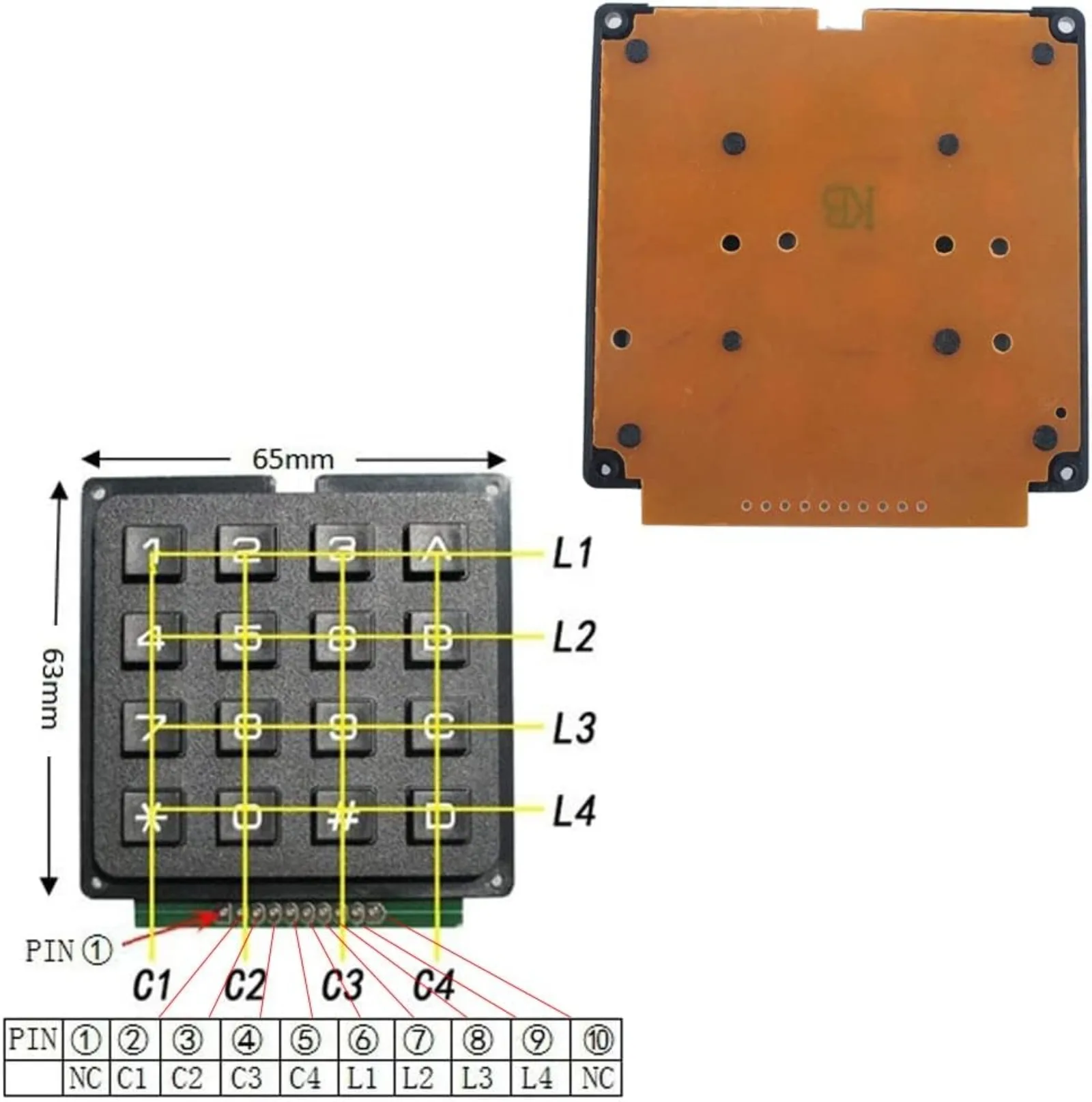 Clavier à membrane matricielle - Arduino Vending Machine Project avis et prix