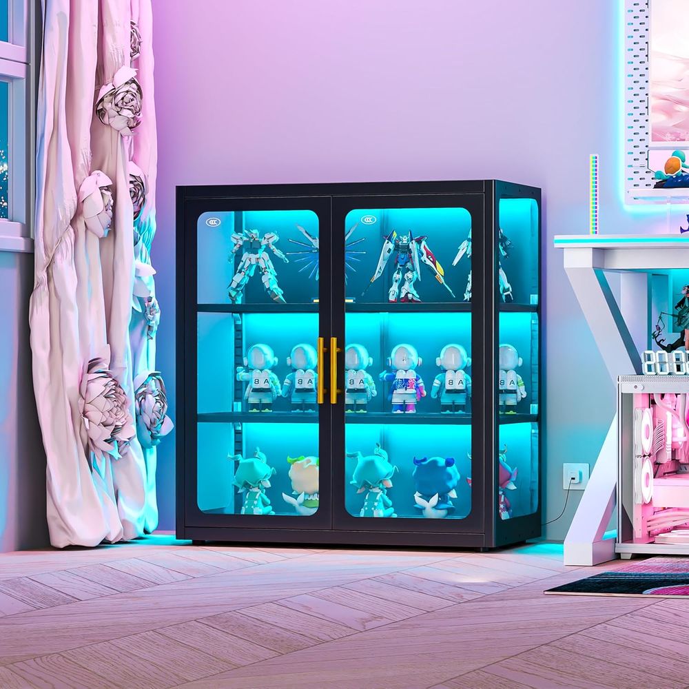 Vitrine haute de 34 pouces ave - Glass Cabinet Display avis et prix