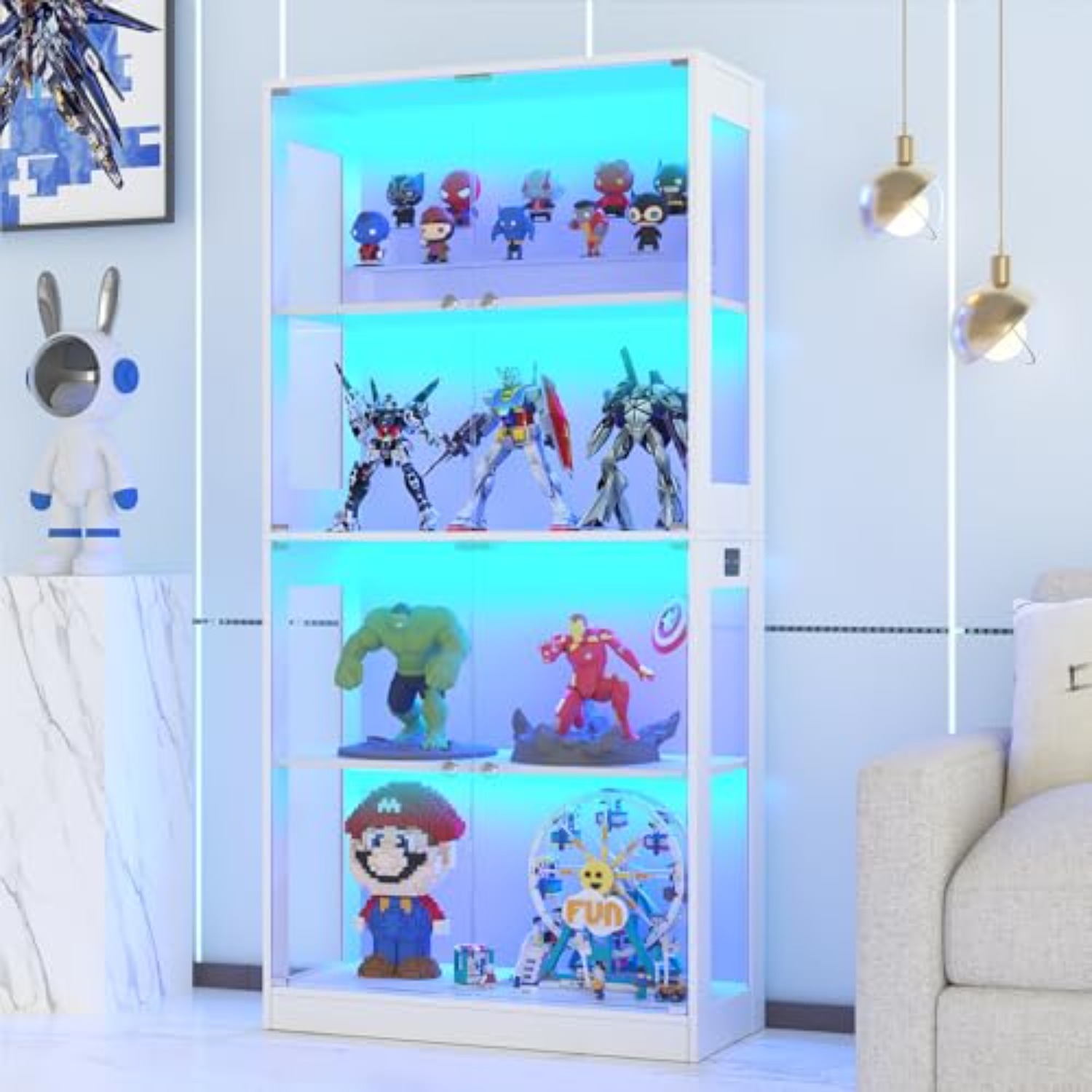Vitrine de présentation de 65  - Glass Cabinet Display avis et prix
