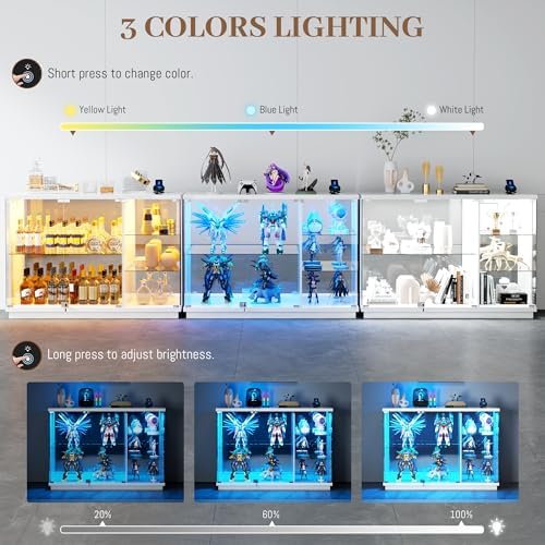 Vitrine en verre avec serrure  - Glass Cabinet Display avis et prix